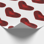 Red Heart Geschenkpapier (Ecke)