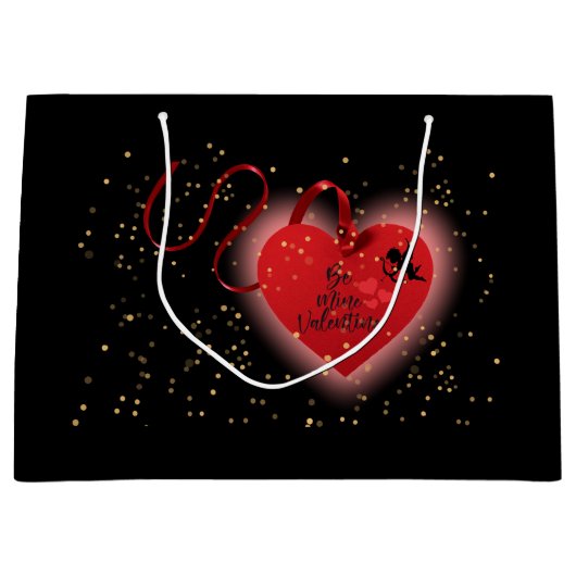 Red Heart Geschenktasche Große Geschenktüte (Vorderseite)