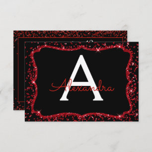 Red Heart Glitzern Sparkle 16 . Geburtstag Geburts Einladung