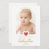 Red Heart Golden Fake Effect Godmother (Vorne/Hinten)