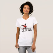 Red Heart Gothic Bride T-Shirt (Vorne ganz)