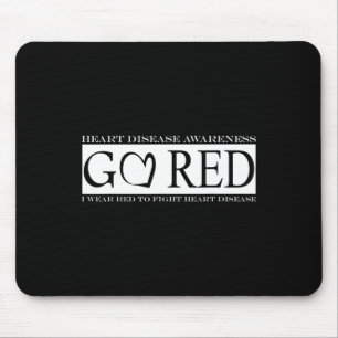 Red Heart Health Montag T-Shirt American Heart Hea Mousepad