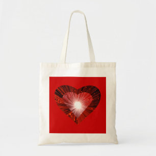 Red Heart 'heart' Totbeutel rot Tragetasche