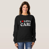 Red Heart I Liebe Carl Sweatshirt (Vorne ganz)