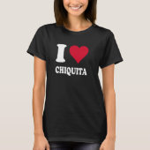 Red Heart I Liebe Chiquita T-Shirt (Vorderseite)