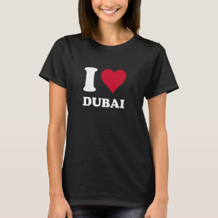 Red Heart I Liebe Dubai T-Shirt