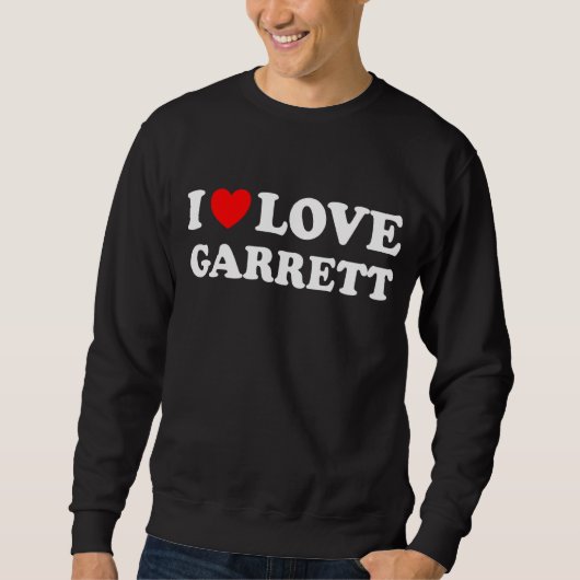 Red Heart I Liebe Garrett Sweatshirt (Vorderseite)