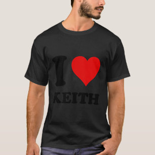 Red Heart I Liebe Keith T-Shirt