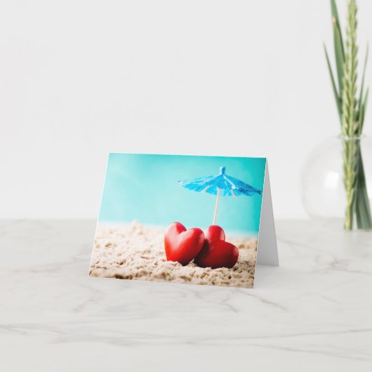 Red heart karte (Vorderseite)