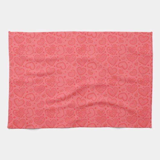 Red Heart Kitchtuch Geschirrtuch (Horizontal)