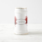 Red Heart Leaf Tree Bierglas (Mittel)