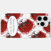 Red Heart Leaf Tree Case-Mate iPhone Hülle (Rückseite (Horizontal))