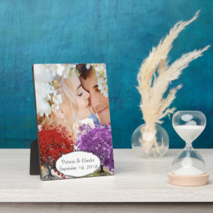 Red Heart Leaf Tree Fotoplatte