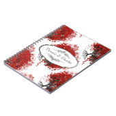 Red Heart Leaf Tree Notizblock (Linke Seite)