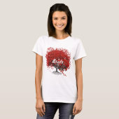 Red Heart Leaf Tree T-Shirt (Vorne ganz)