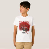 Red Heart Leaf Tree T-Shirt (Vorne ganz)
