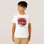 Red Heart Leaf Tree T-Shirt (Vorne ganz)