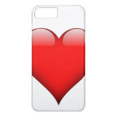 Red Heart Liebe Case-Mate iPhone Hülle (Rückseite)