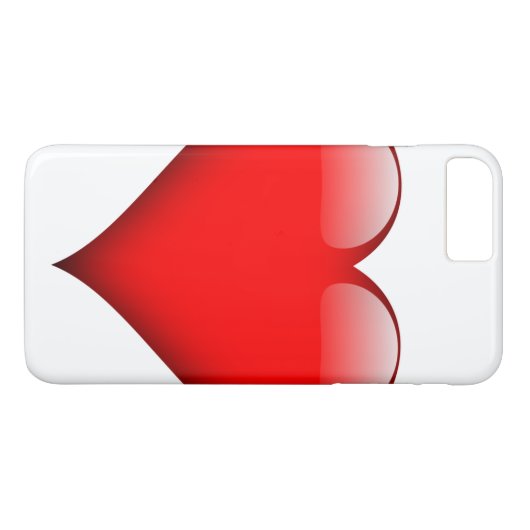 Red Heart Liebe Case-Mate iPhone Hülle (Rückseite (Horizontal))