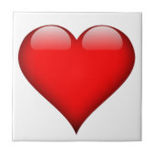 Red Heart Liebe Fliese (Vorderseite)