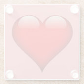 Red Heart Liebe Glasuntersetzer (Rückseite)