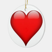 Red Heart Liebe Keramikornament (Links)