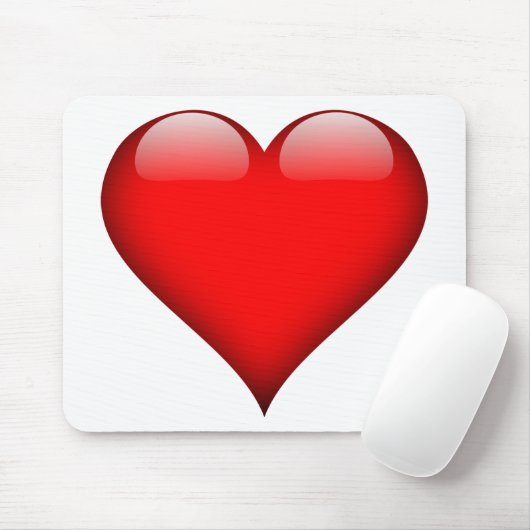 Red Heart Liebe Mousepad (Mit Mouse)