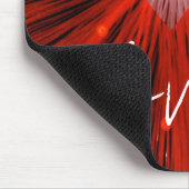 Red Heart 'Liebe' Mousepad (Ecke)
