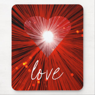 Red Heart 'Liebe' Mousepad