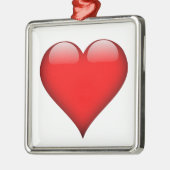 Red Heart Liebe Ornament Aus Metall (Links)