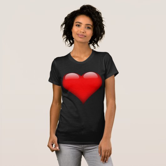 Red Heart Liebe T-Shirt (Vorne ganz)