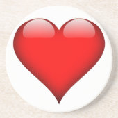 Red Heart Liebe Untersetzer (Vorne)