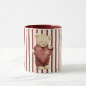 Red Heart Love Bear Tasse (Zentrum)