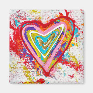 Red Heart Magnet