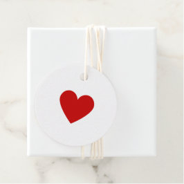 Red Heart Modern Minimalistisch Simple Elegance Ci Geschenkanhänger