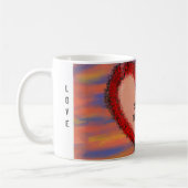 Red Heart Names Sienna Blue Yellow Sky Kaffeetasse (Links)
