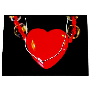 Red Heart Necklace Große Geschenktüte