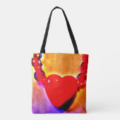 Red Heart Necklace Tasche (Rückseite)