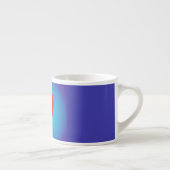 Red Heart on Iluminblue> Coffee Tasse (Rechts)