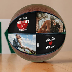 Red Heart Our First Valentine's Together 2 Foto Basketball