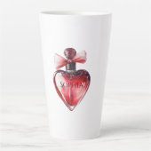 Red Heart Parfüm Flasche Milchtasse (Vorderseite)