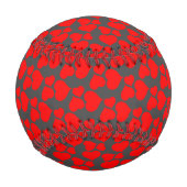 Red Heart Pattern Baseball (Vorderseite)