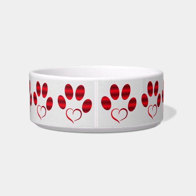 Red Heart Paw Napf (Rückseite)