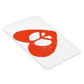 Red Heart Peace Sign Magnet (Rechte Seite)