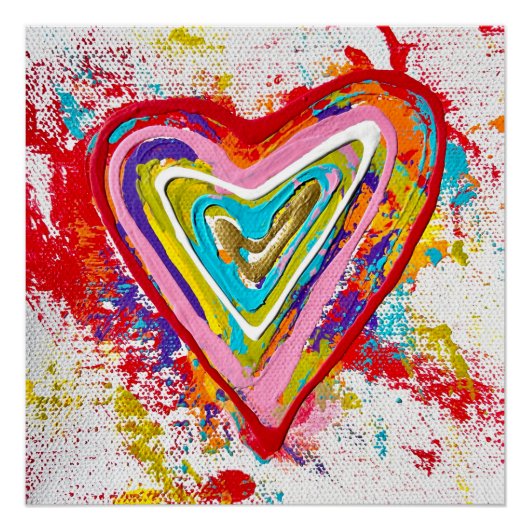 Red Heart Perfect Poster (Vorderseite)