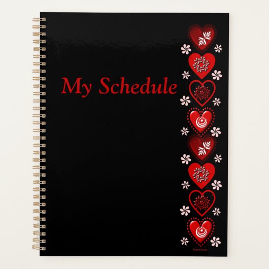 Red Heart Planner Planer (Vorderseite)