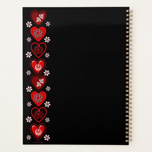 Red Heart Planner Planer (Rückseite)