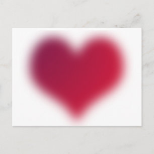 Red Heart Postkarte