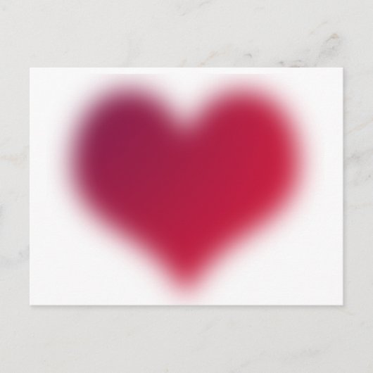 Red Heart Postkarte (Vorderseite)
