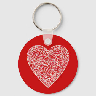Red Heart Schlüsselanhänger